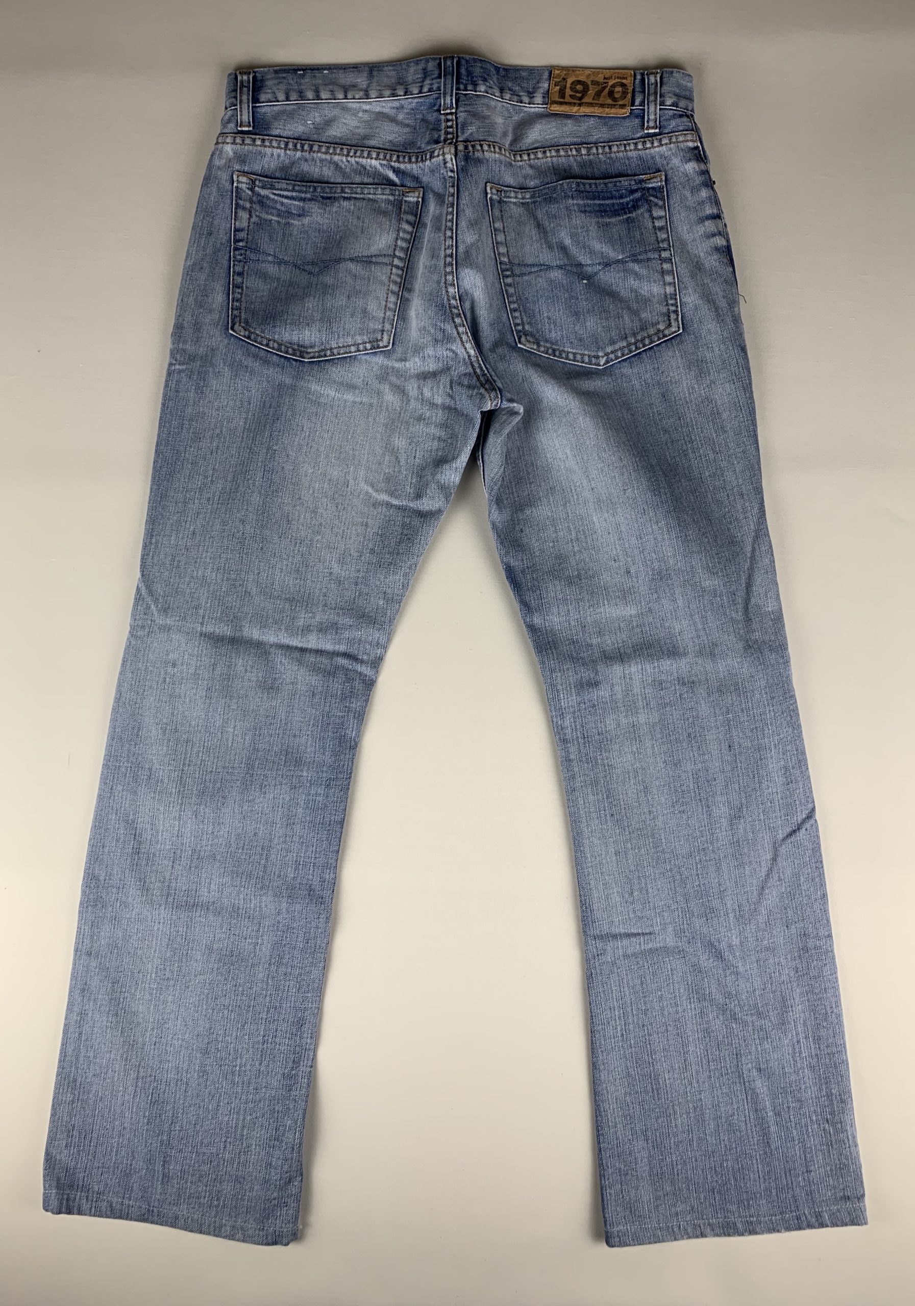 Neo Blue Men's XS 30x28 Light Wash Blue Denim Jeans